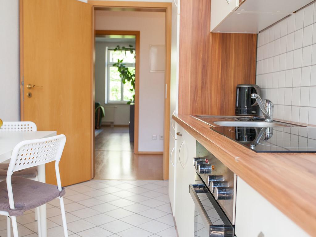 Ferienwohnung Leipzig Nord-Ost Buitenkant foto